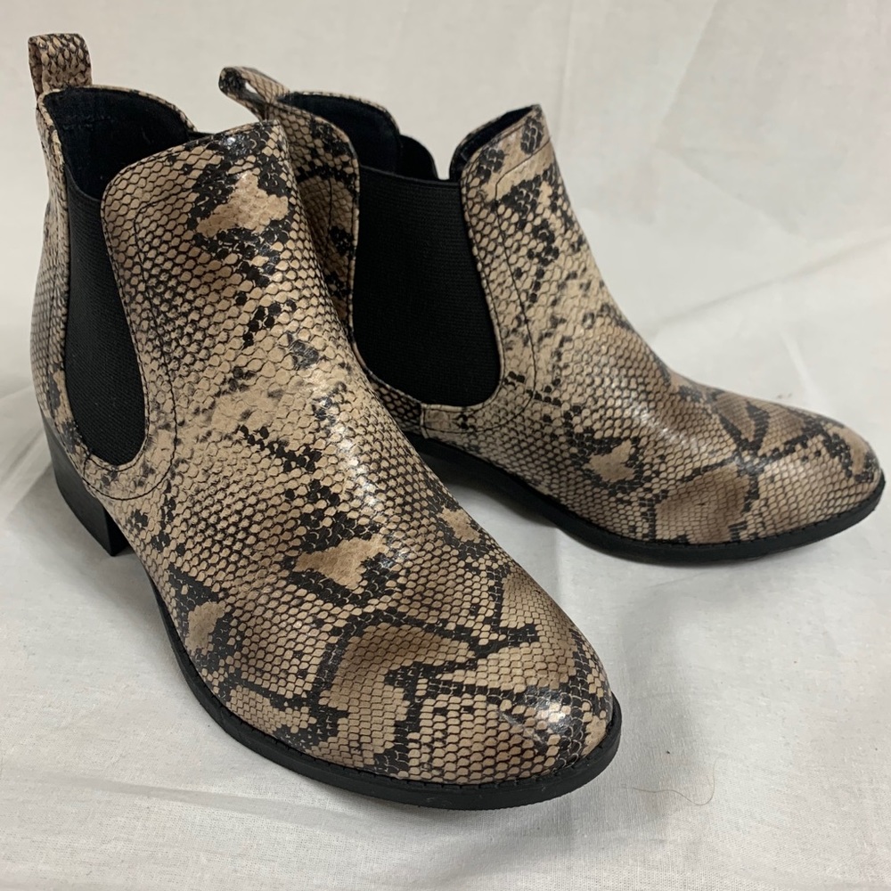 Snake skin boots